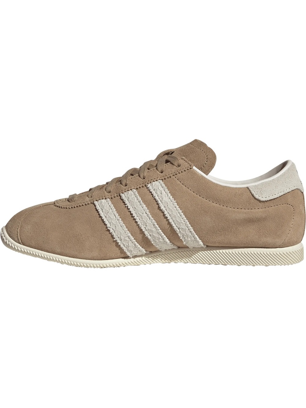adidas Paris Suede Sneakers in Taupe and Off-White - Picture 4 of 8